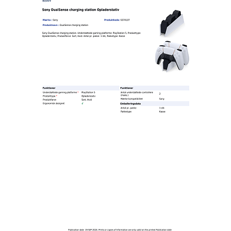 PS5 DualSense Charging Station