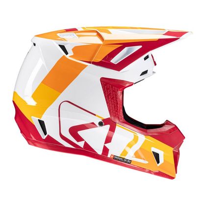 Casque cross Leatt 7.5 avec masque 4.5 2025 - Rouge