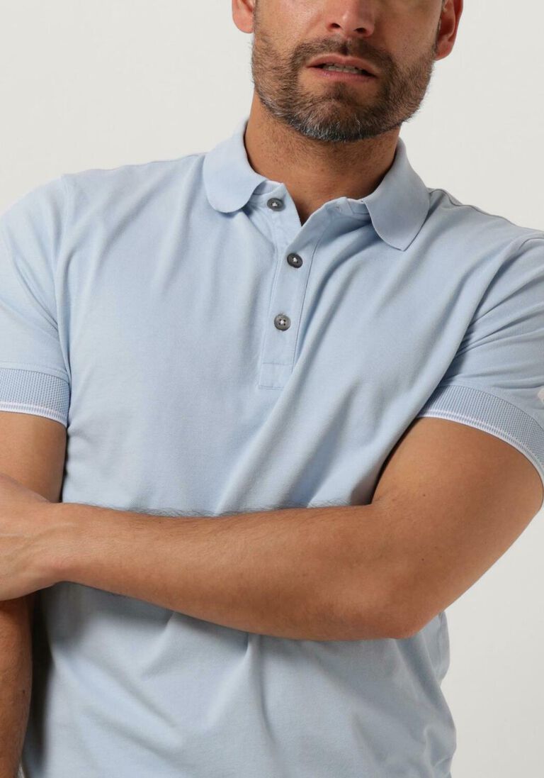 GENTI lichtblauwe genti polo j9034-1212