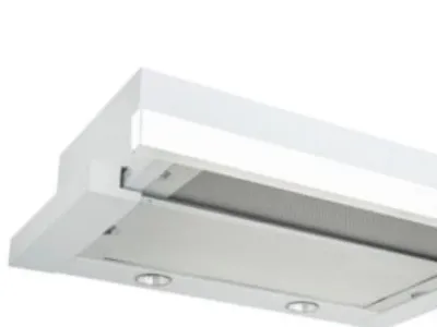 SILVERLINE Zeus SL 1151 CV HV - Hætte - teleskopisk - bredde: 60 cm - dybde: 30.5 cm - hvid
