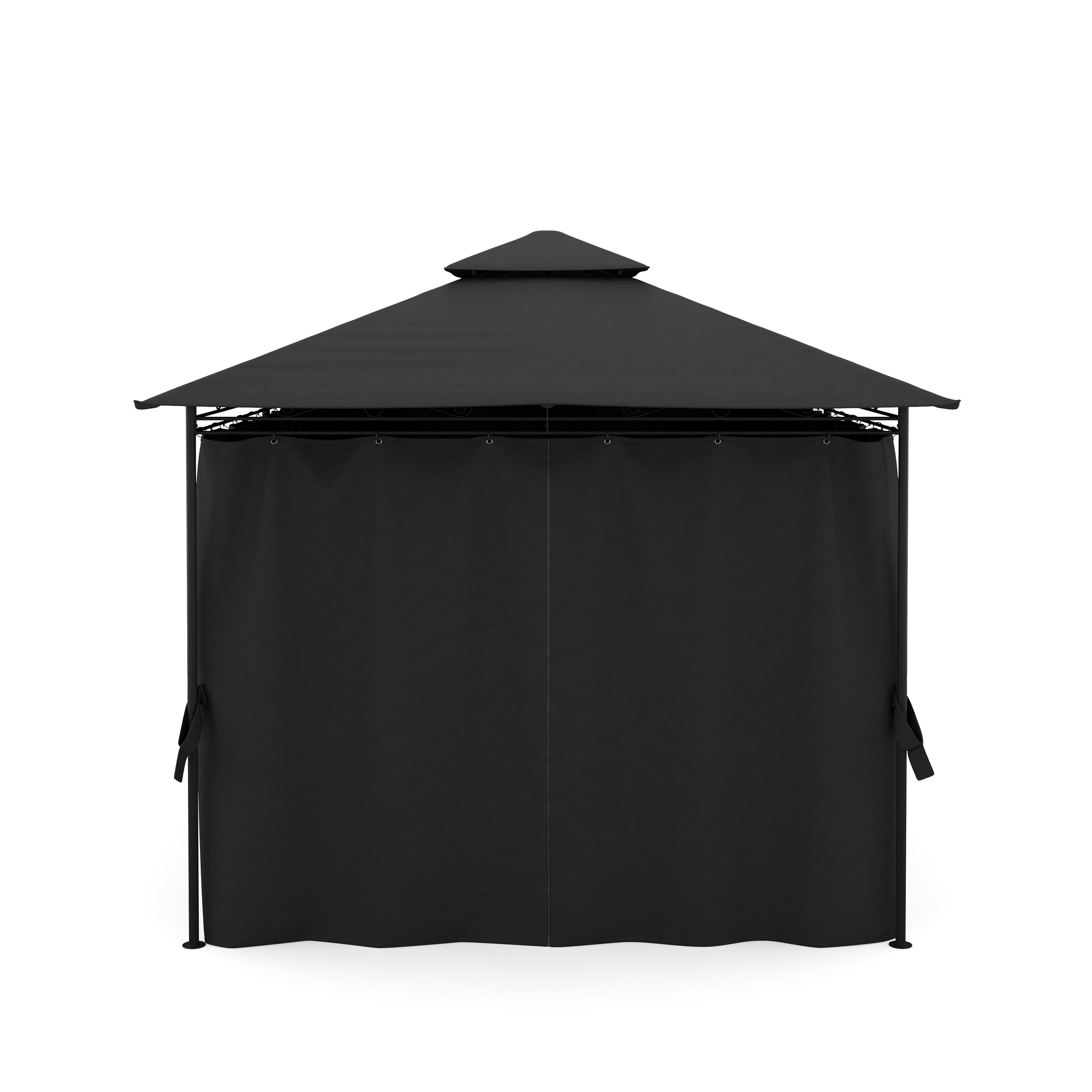Gartenpavillon AMALIE 4 x 3 m anthrazit
