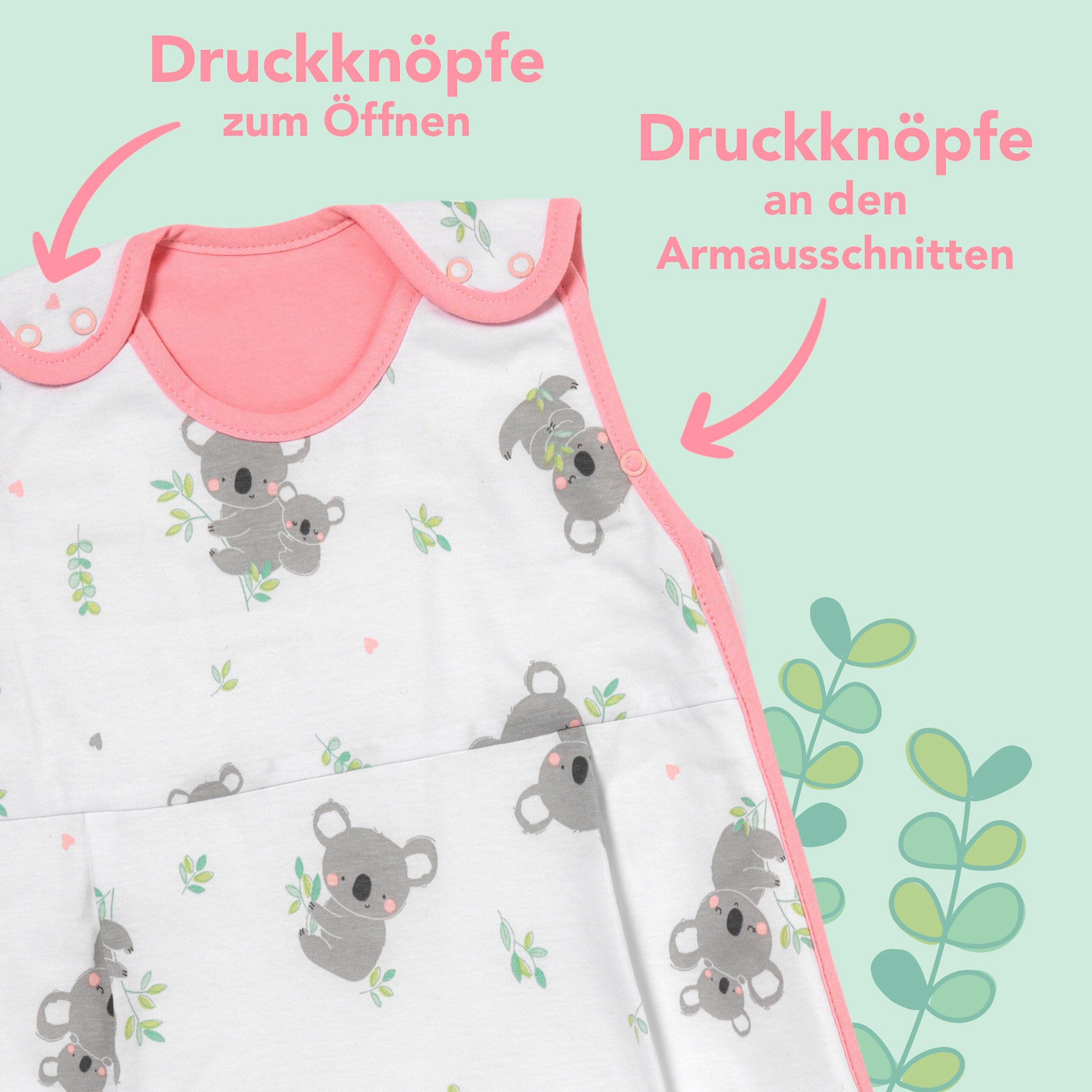 schlummersack Schlafsack ohne Füßen 1.0 Tog Koala