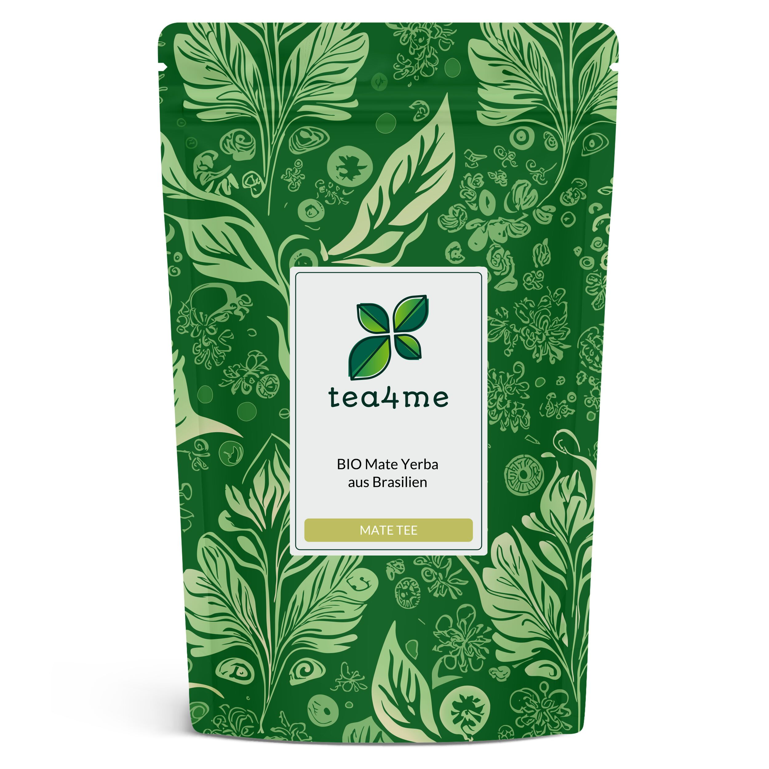tea4me BIO Mate Yerba grüner Matetee aus Brasilien