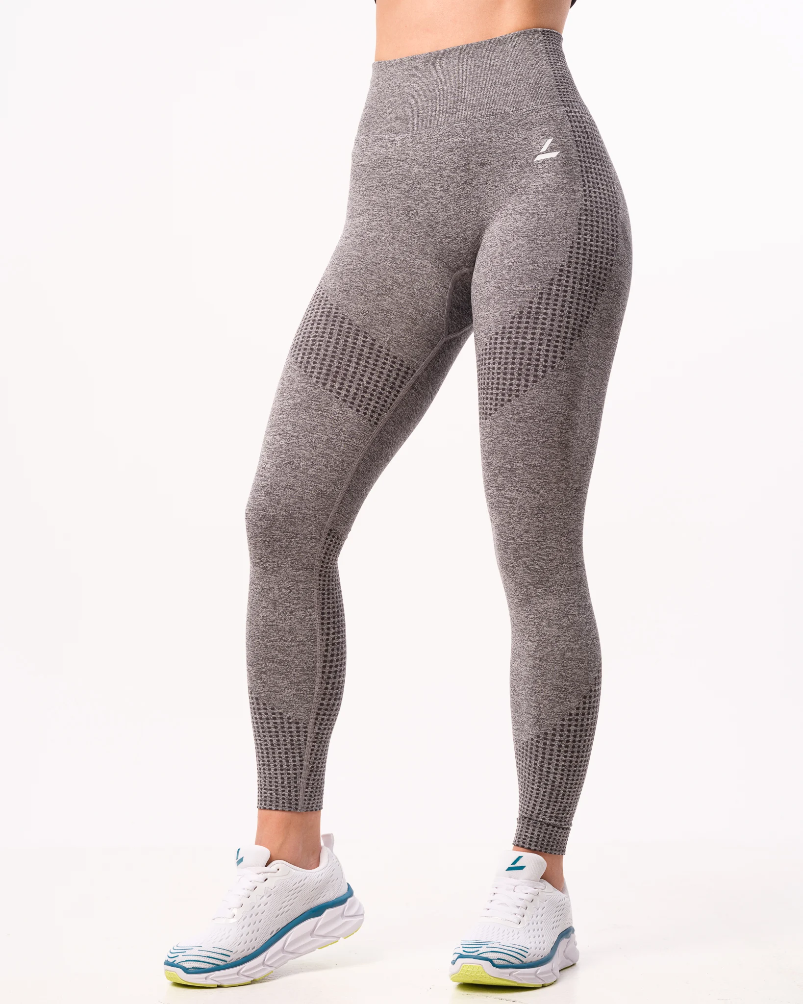 LEVITY Phase Seamless Tights Grey Shark Marl