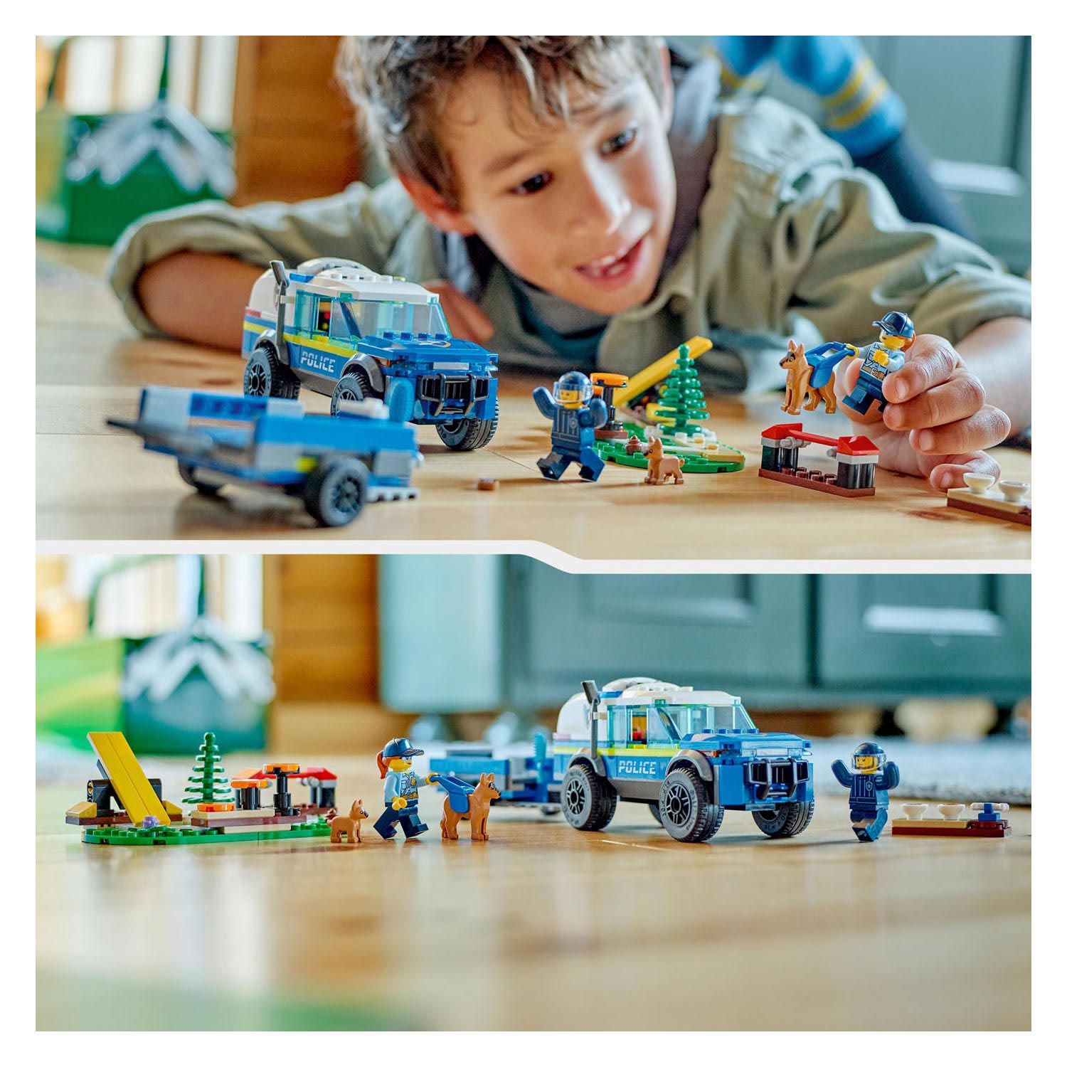 LEGO City 60369 Mobiele Training voor Politiehonden