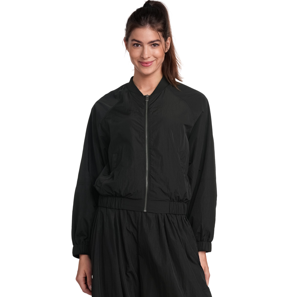 Gina Sports Damen Sport-Jacke im Blouson-Stil schwarz
