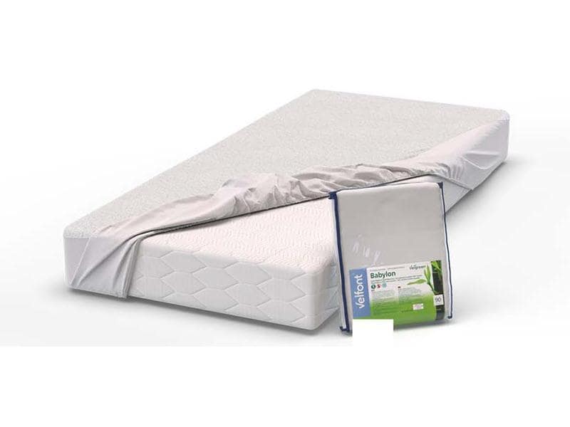 Velfont Fixmolton Velgreen Frotté 160 x 200 cm, Weiss Wasserdichter und hyper-atmungsaktiver Matratzenschoner aus 100% Bambus-Frottee