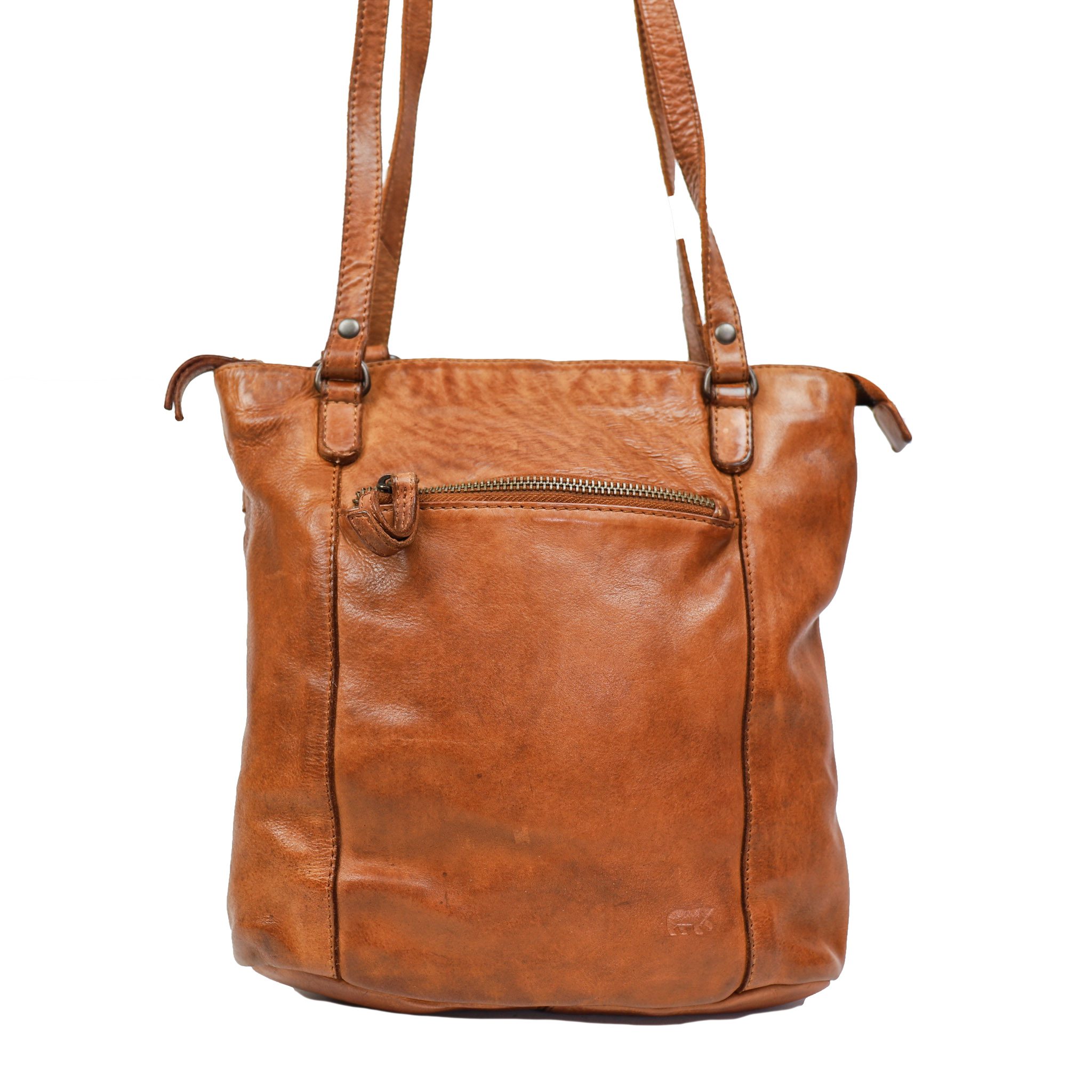 Bear Design Cow Lavato Rugzak/ Schoudertas Sandy Cognac CL40273