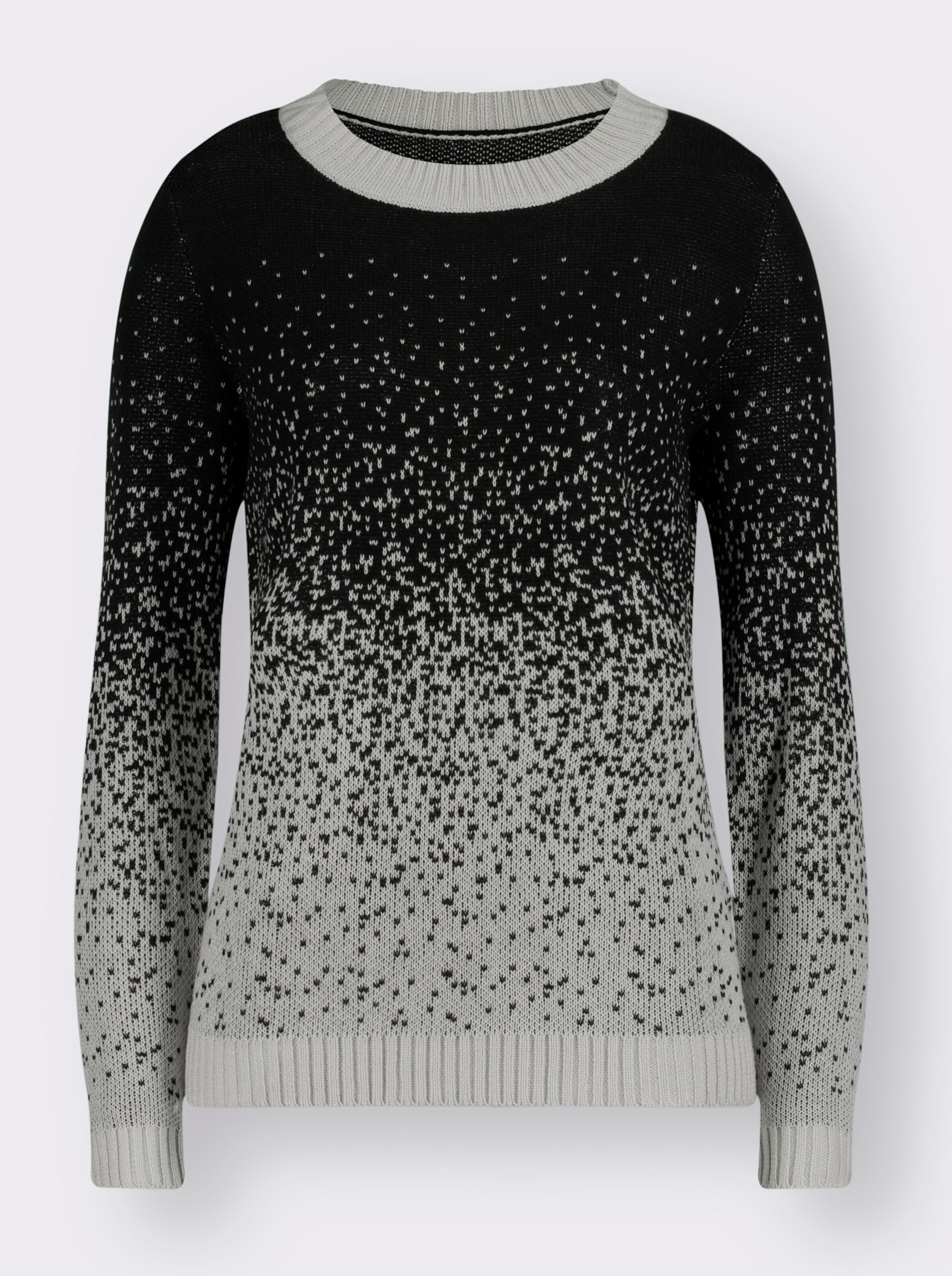 Jacquardpullover aus Jacquard-Strick