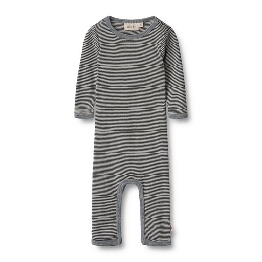 Wheat Haven Wool Heldragt, Navy Stripe, 68 cm