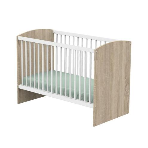 Chambre TRIO Lit 60x120 Commode Armoire ACCESS Blanc Bois - SAUTHON