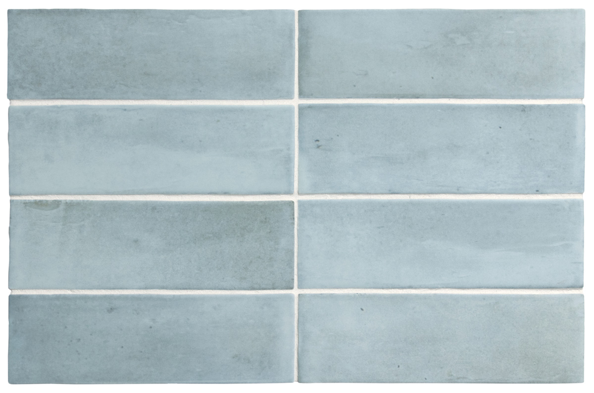 Jabo Premium Koko wandtegel 15x5cm lichtblauw mat
