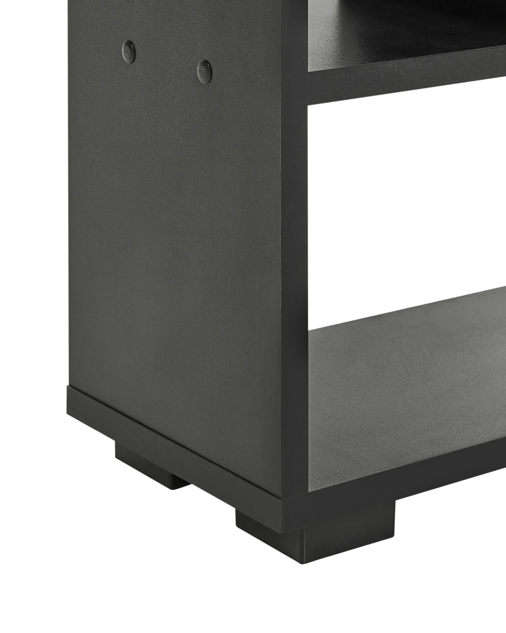 Rek ALMA 122 cm Bruin/zwart