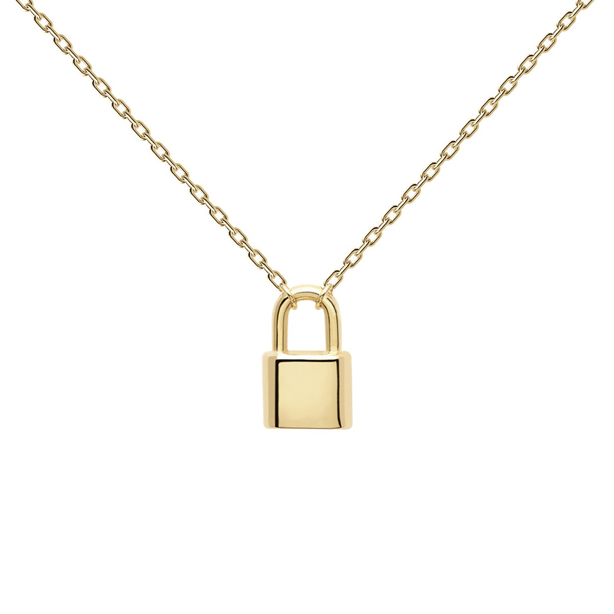 Collier cadena PDPaola Bond plaqué or Collection ENGRAVE ME