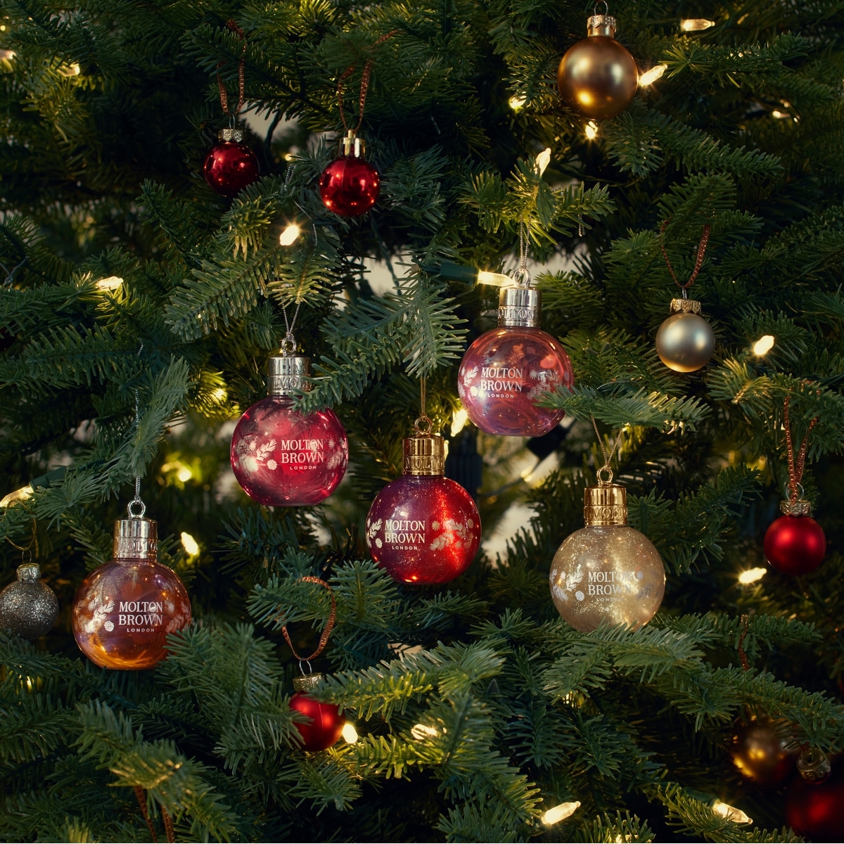Molton Brown Re-charge Black Pepper Festive Bauble Gel Douche Parfumé