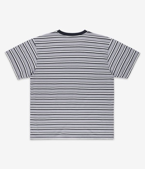 skatedeluxe Retro Striped Organic T-Shirt (grey)