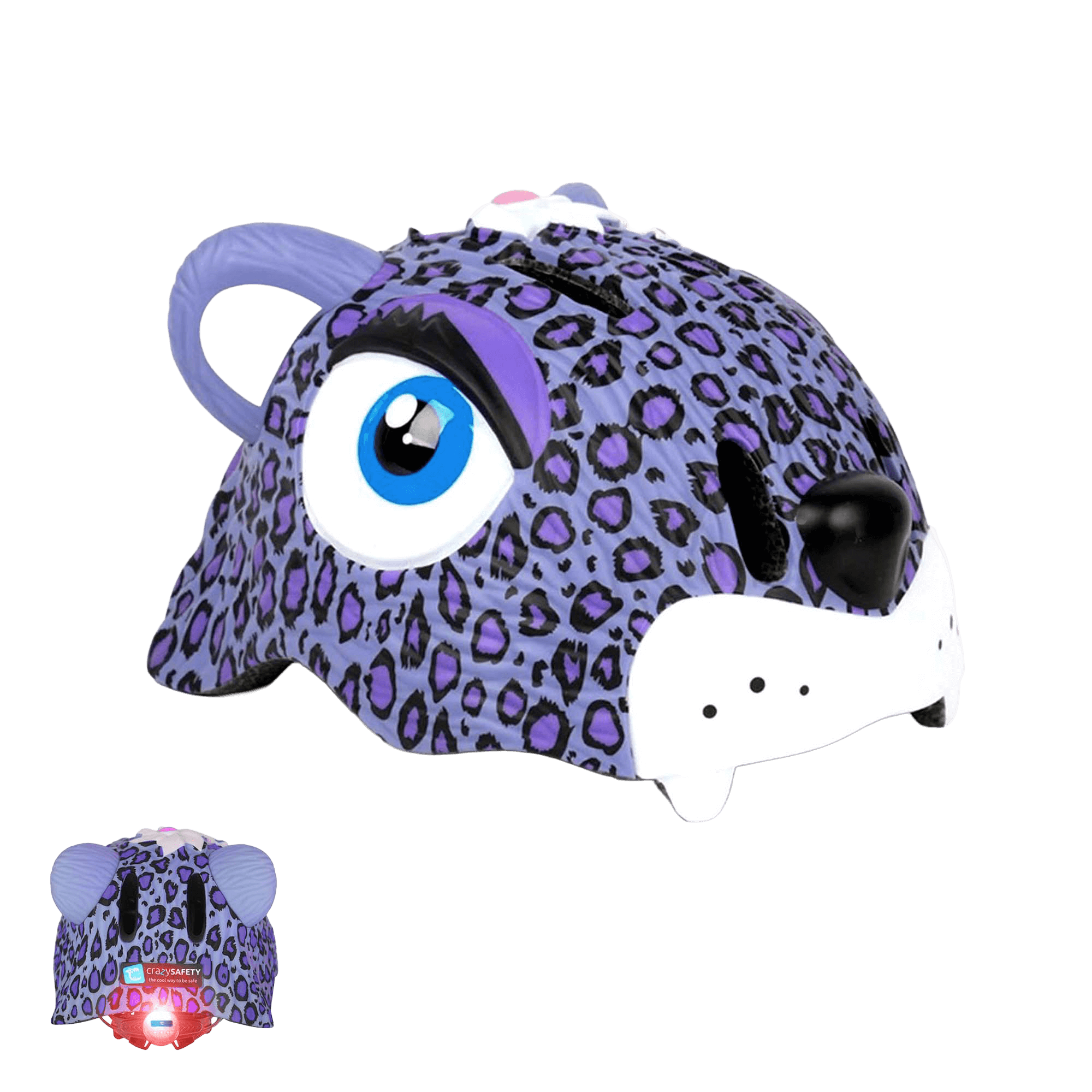 CrazySafety Leopard Bicycle Helmet - Sykkelhjelmer
