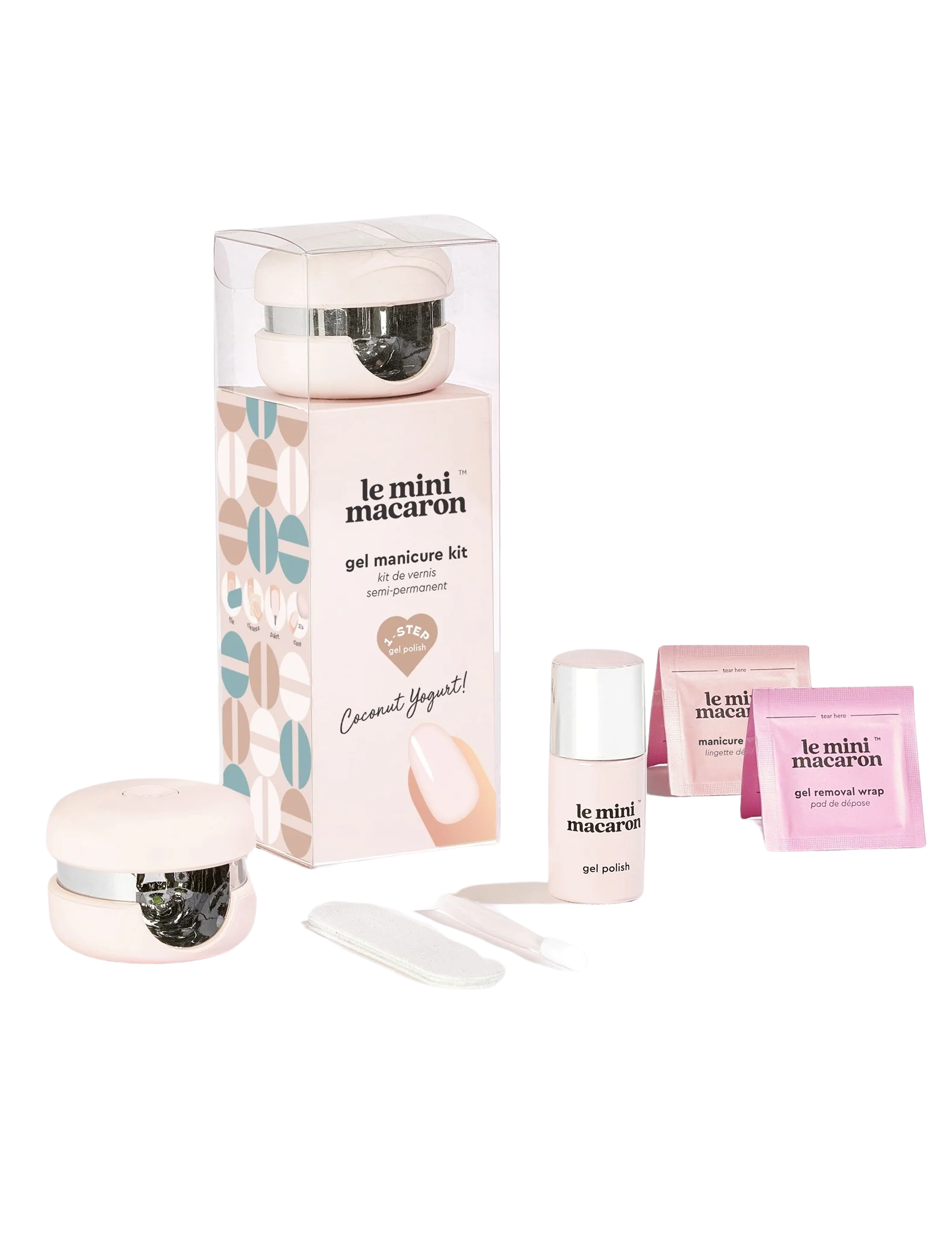 Le Mini Macaron  Gel Manicure Kit - Coconut Yogurt