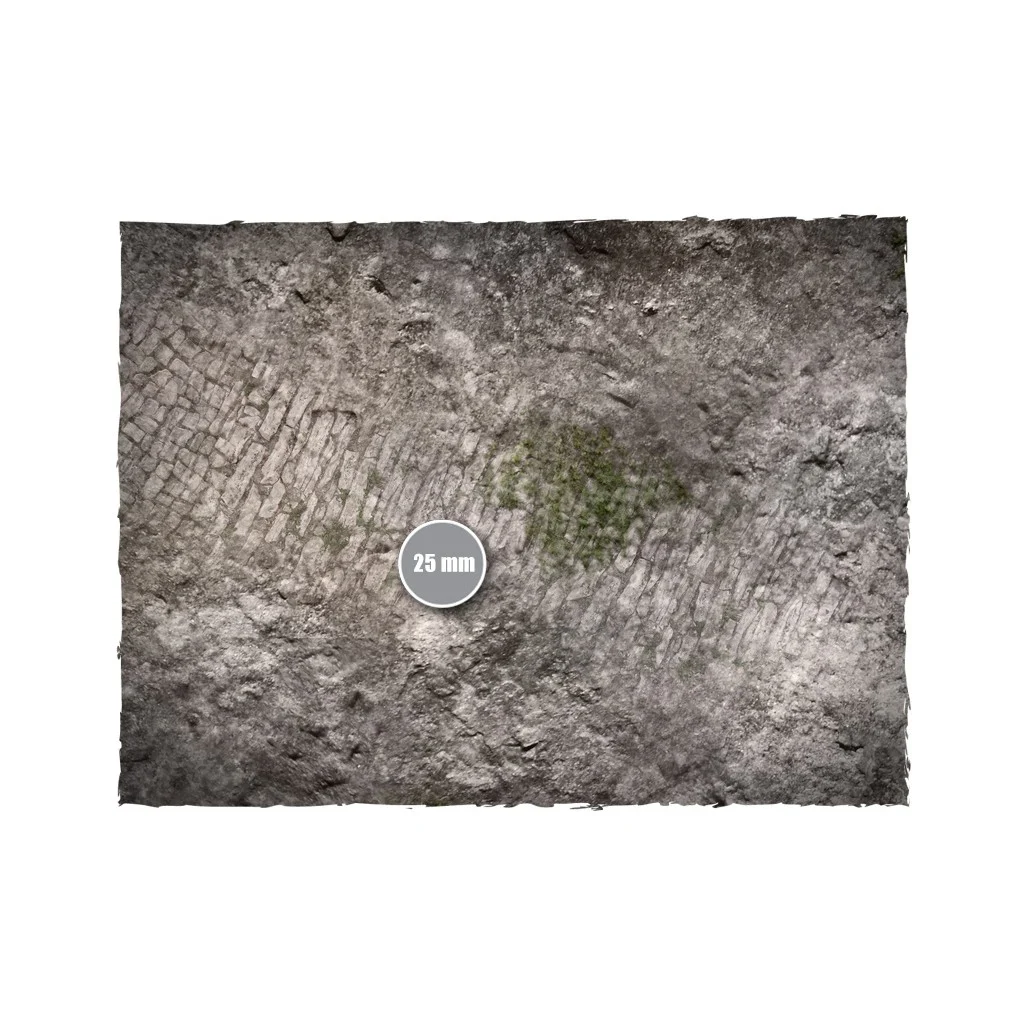 Terrain Mat Mousepad - Medieval Ruins - 120x120