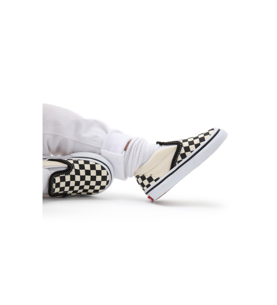 Vans Zapatillas Checkboard Classic Slip-On branco, negro