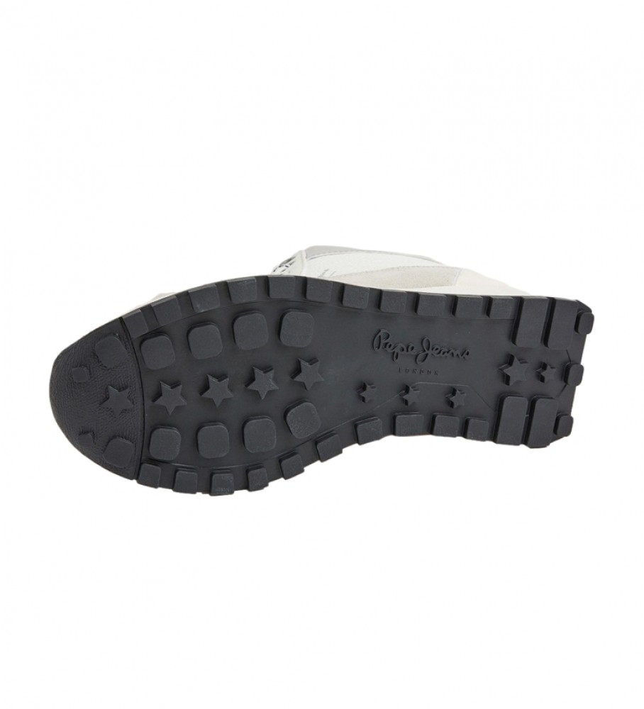 Tênis Pepe Jeans Dean Moll de couro branco