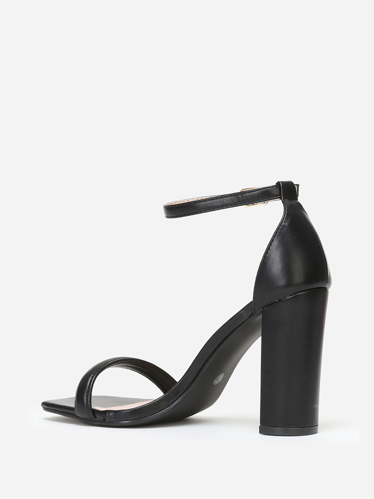 Sandales à bout carré- Noir