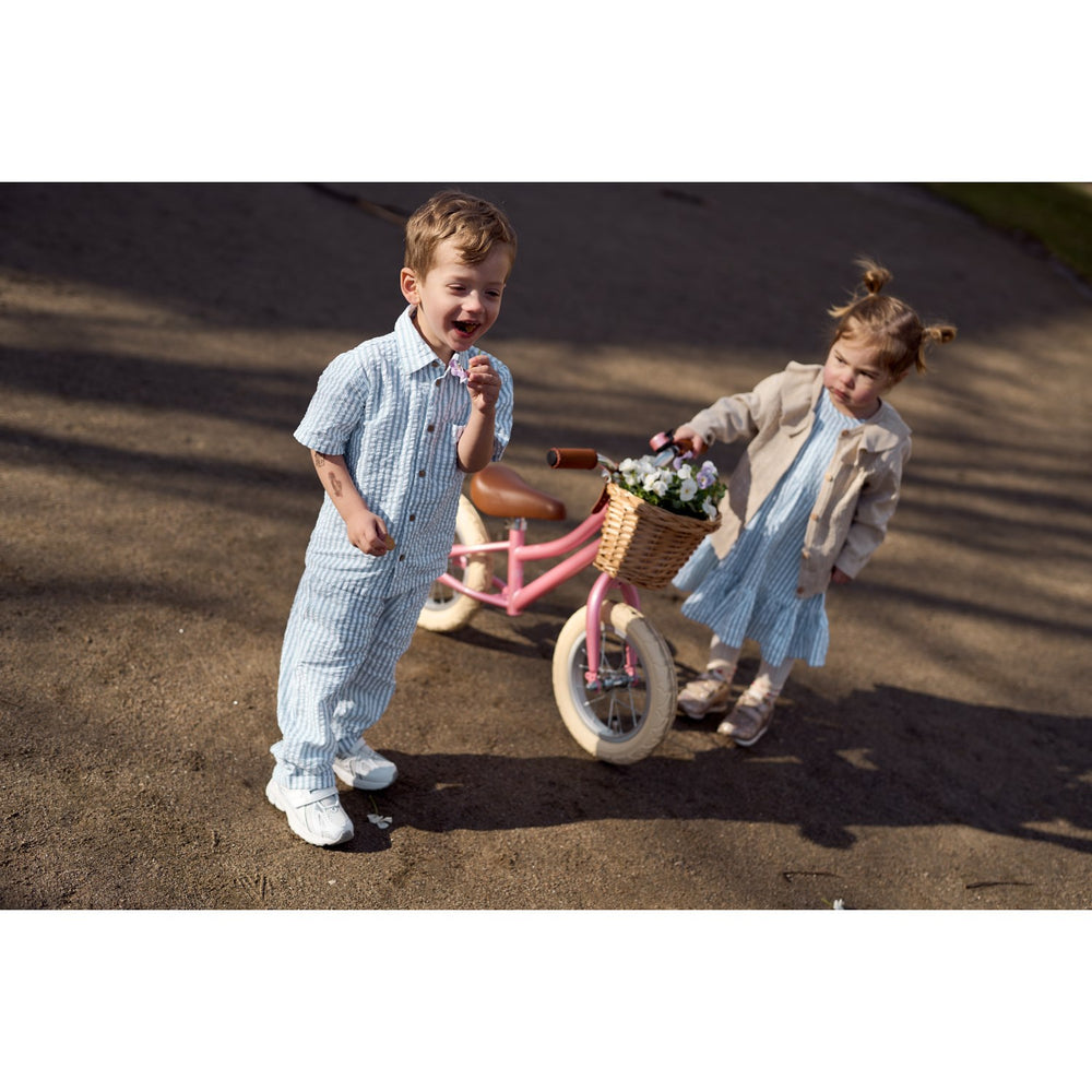 Køb THE NEW Siblings X Luksusbaby Blue Fog Striped Ojo Dress