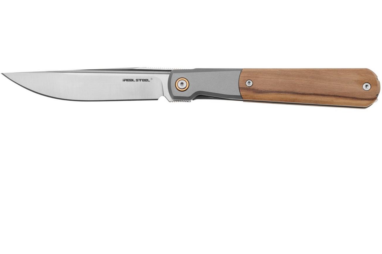 Real Steel Barlow RB-7 7893 CPM S35VN, Olive Wood zakmes, Ostap Hel design
