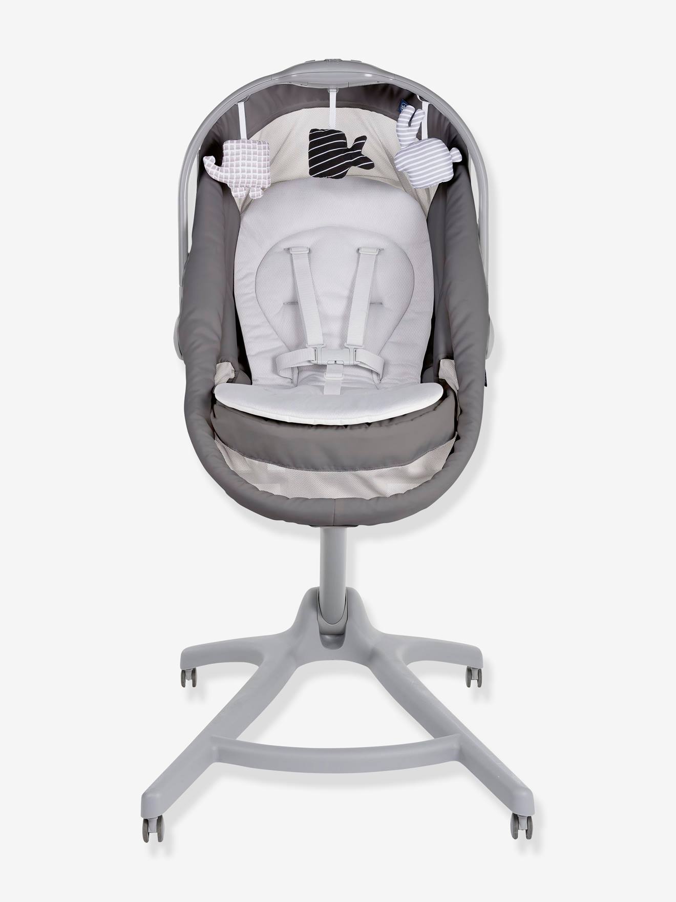 Baby Hug 4 em 1 Air CHICCO cinza escuro liso