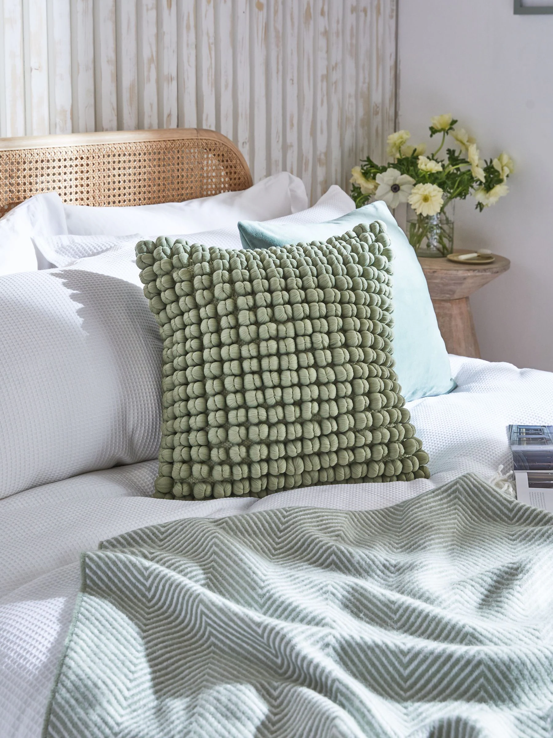 Global Bobble 100% Cotton Cushion