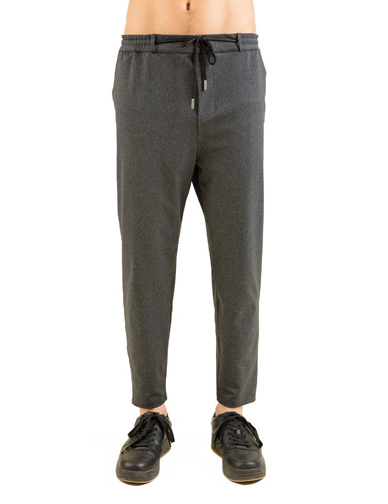 HBT URBAN | CHRIS LOOSE PANTALON HOMME GRIS CHINÉ/NOIR