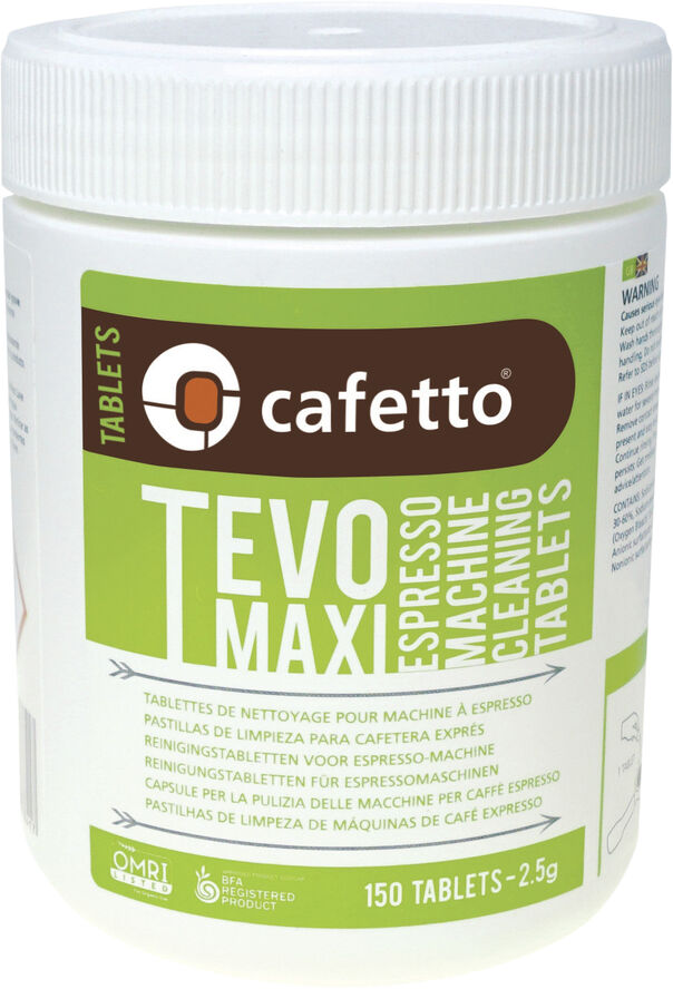 Cafetto Cafetto Tevo maxi tablet 150 stk