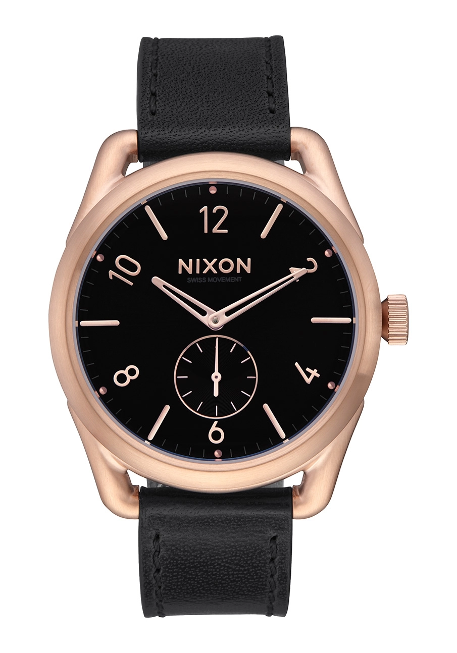 Nixon The C39 Leather Rose Gold / Black A4591098