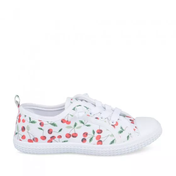 Baskets BLANC LOVELY SKULL