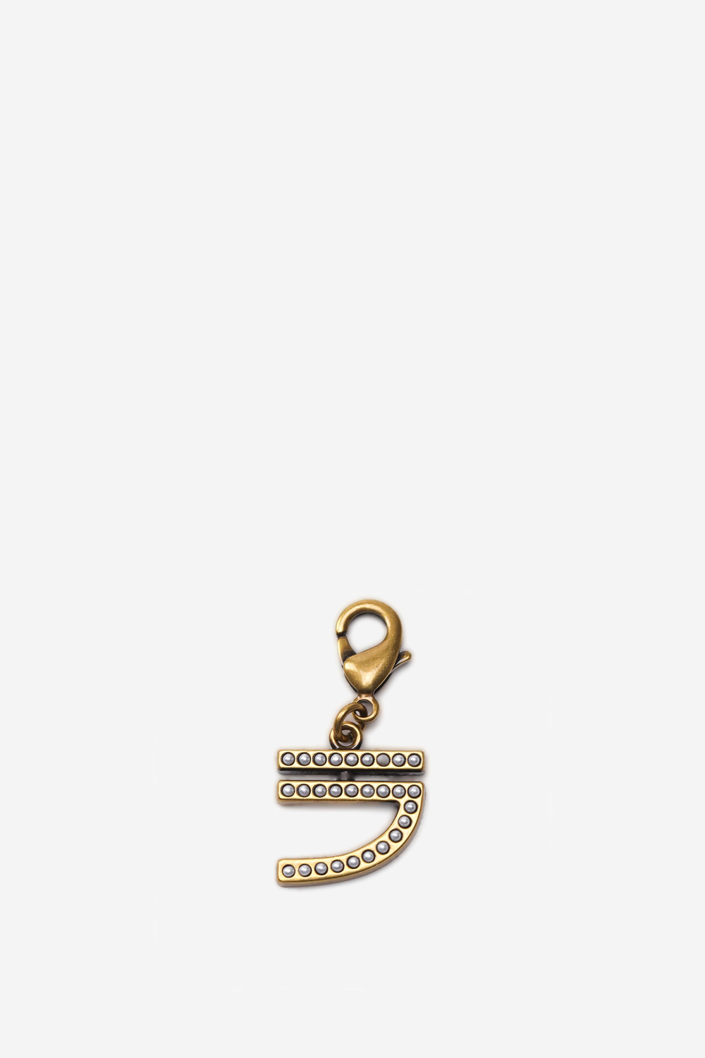 Logo charm pearl