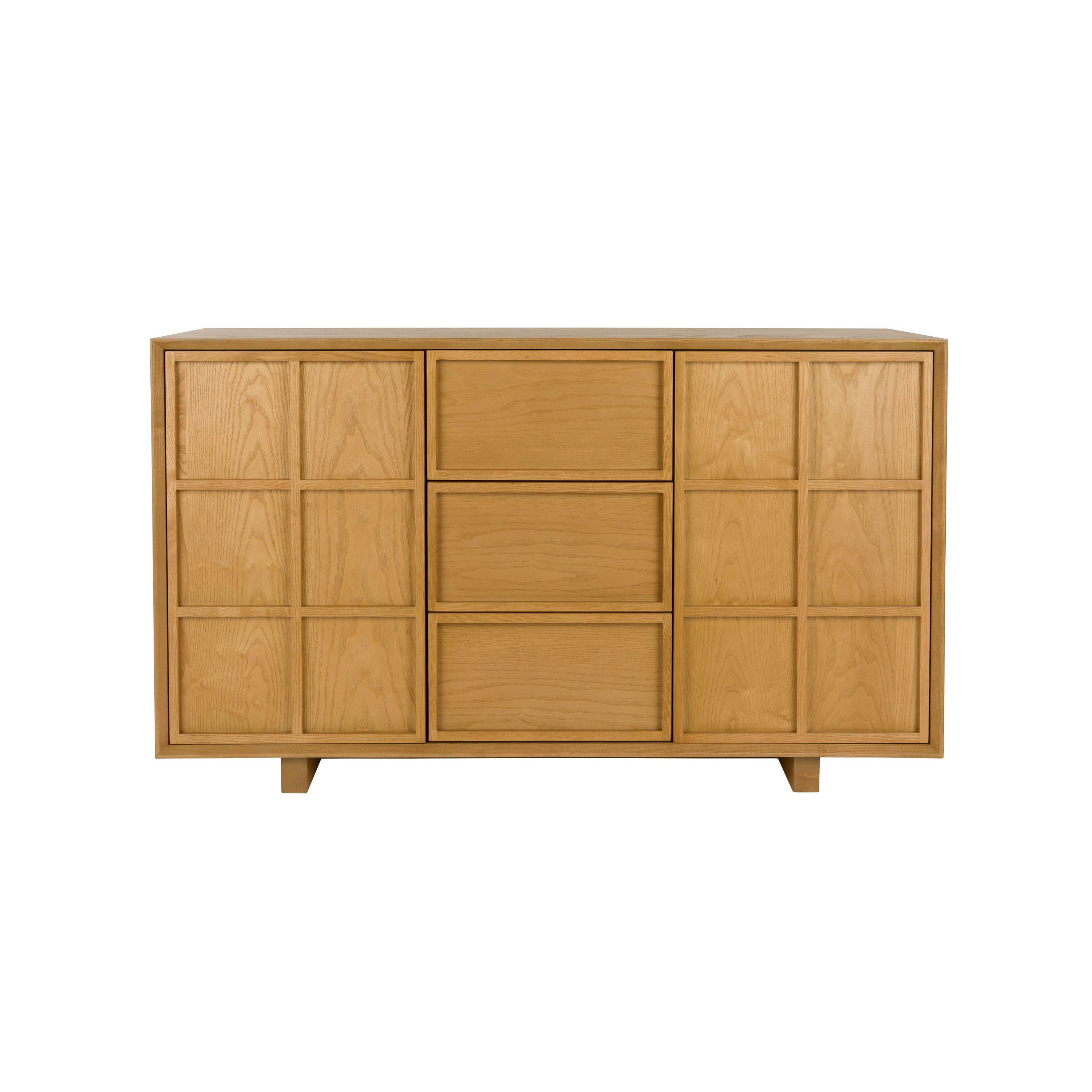 Zuiver Raster Dressoir Hoog Naturel