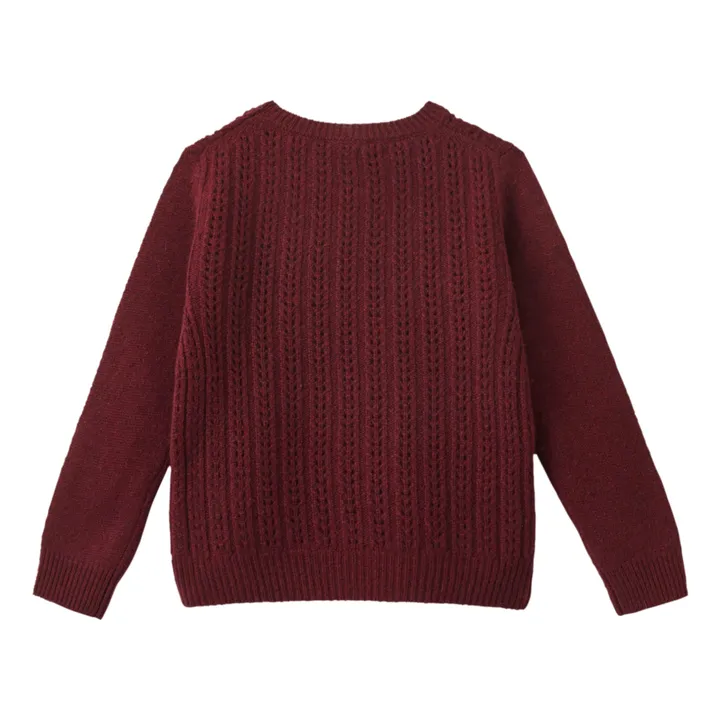 Caramel Exclusivité Caramel x Smallable - Pull Ruby | Bordeaux