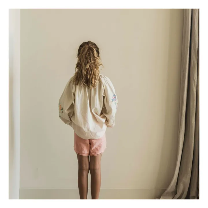 Jenest Blouse Fleurs Brodées Lilly | Ecru