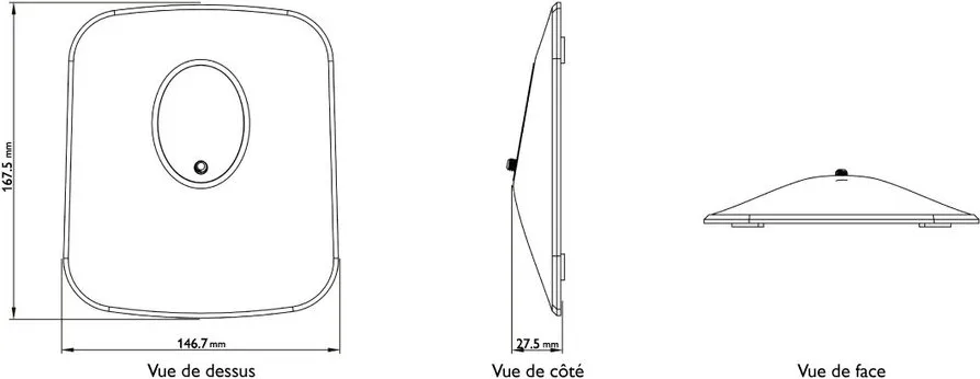 KEF P1 Silver (la paire) Pieds pour enceintes