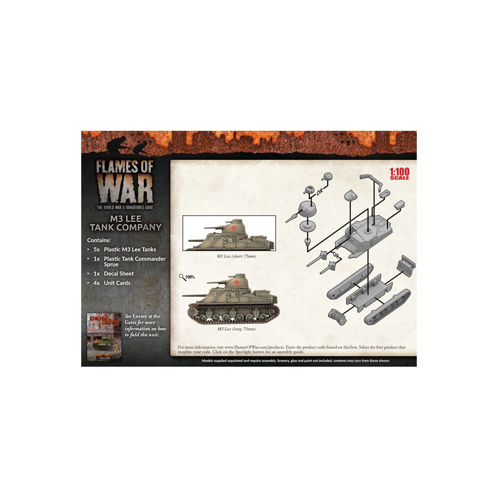 Flames of War - M3 Lee Tank Company
