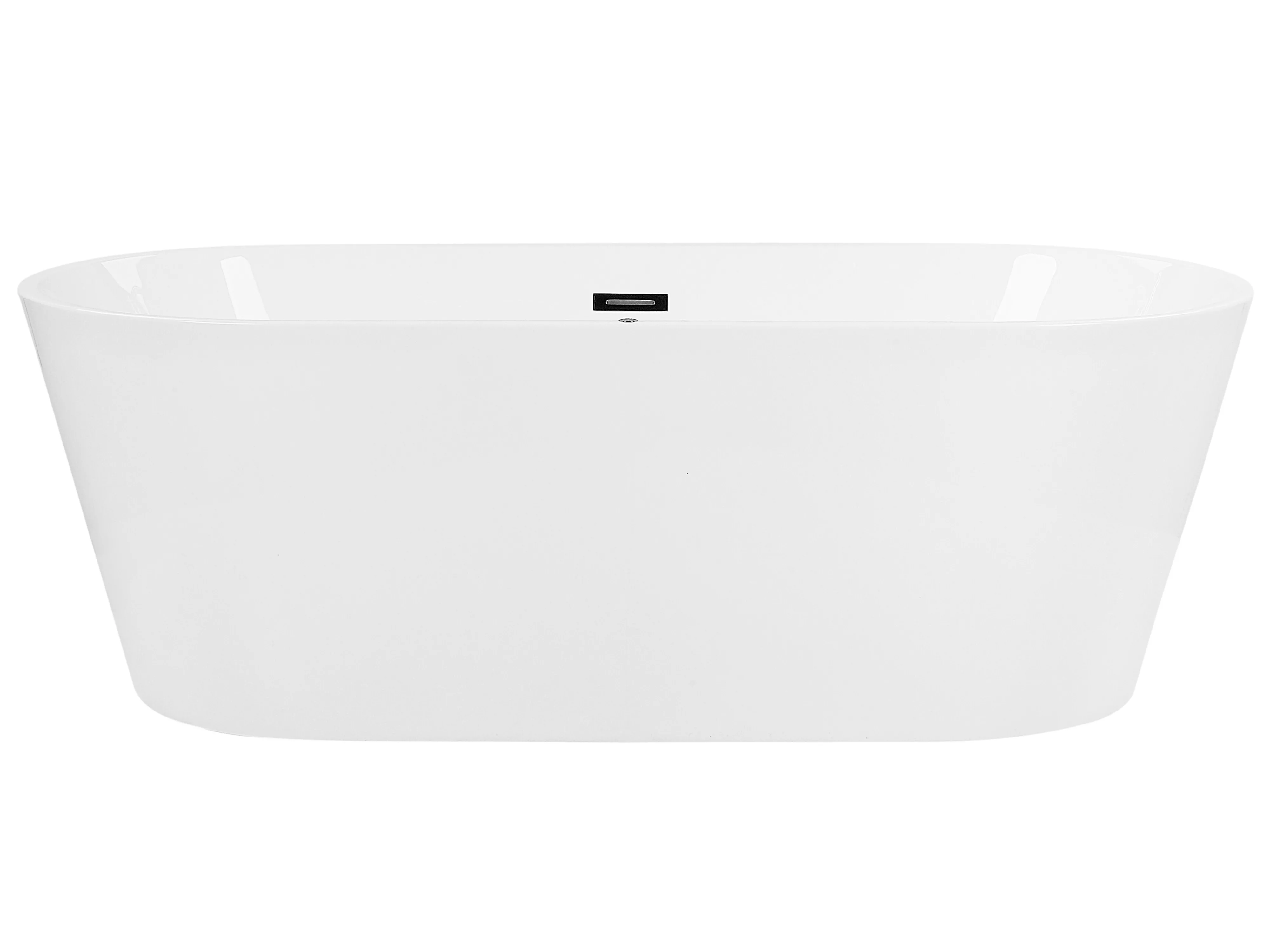 Vrijstaand bubbelbad met LED HAVANA 170 x 80 cm Wit