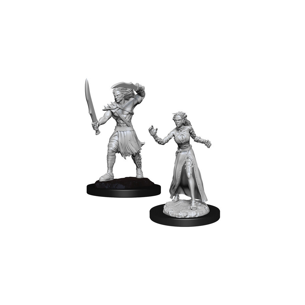 Magic the Gathering Deep Cuts Unpainted Miniatures: Vampire Lacerator & Vampire Hexmage