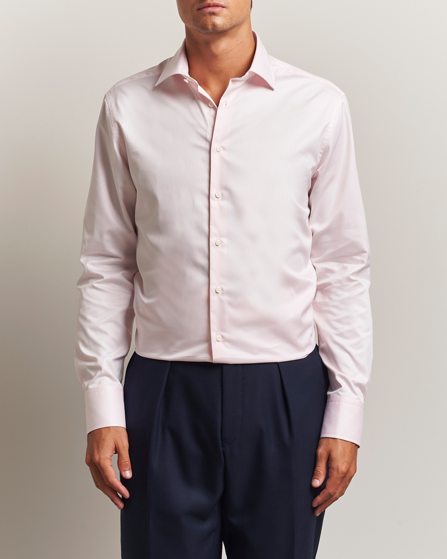 Stenströms Regular Fit Cut Away Shirt Pink