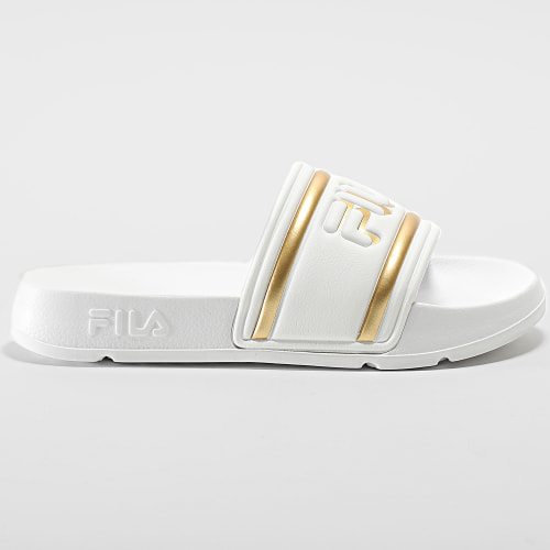 Claquettes Femme Morro Bay Logo FFW0102 White Gold