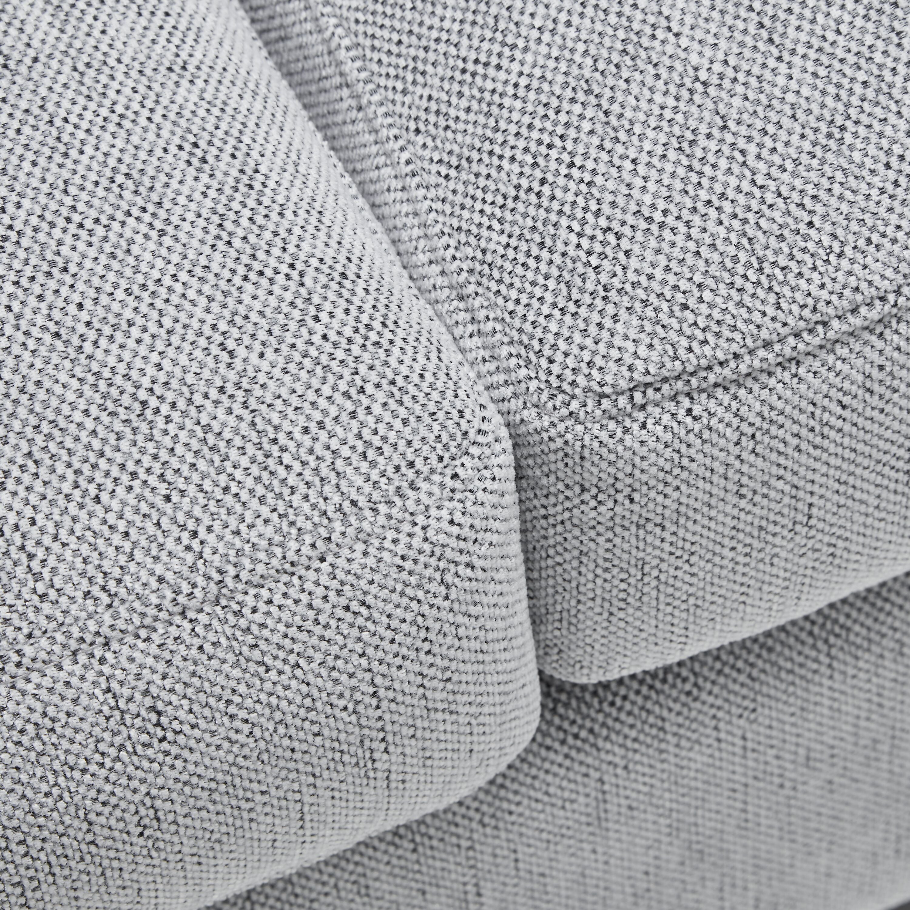 DIENER Ecksofa - Weiss / Schwarz / B: 235.0 cm x T: 156.0 cm x H: 81.0 cm