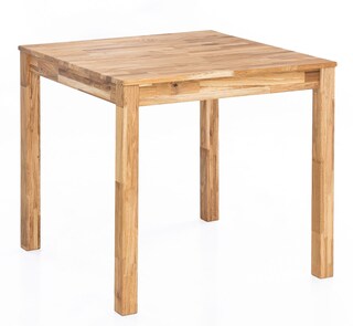 Esstisch Mailo 80 x 76 x 80 cm Eiche massiv geölt