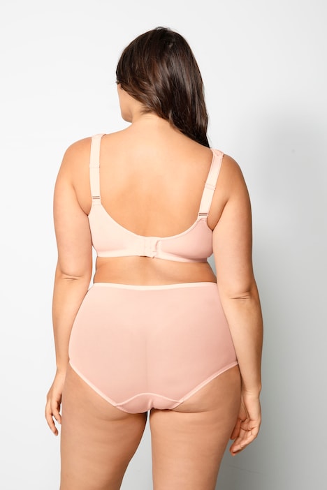 BH, ohne Softschalen, Träger mit Spitze, Mesh