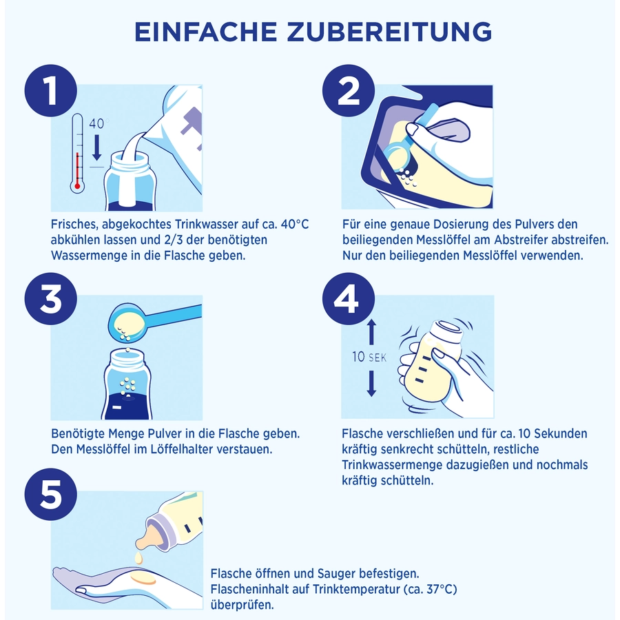 Aptamil Komplettnahrung Anti-Reflux 4 x 800 g ab der Geburt