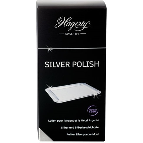 Lotion nettoyante pour argent Silver polish Hagerty - Flacon de 250 ml
