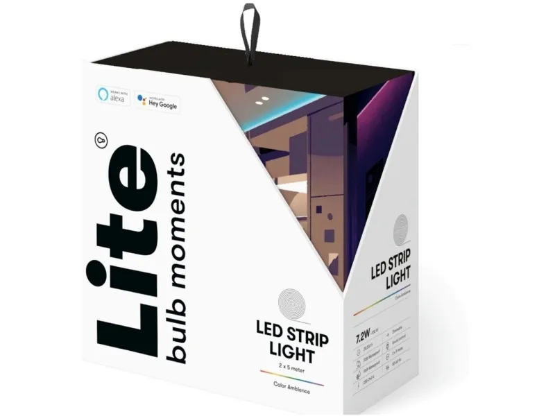 Lite Bulb Moments - Lysrem - LED - 7.2 W (tilsvarende 100 W) - klasse G - 5 m (pakke med 2)